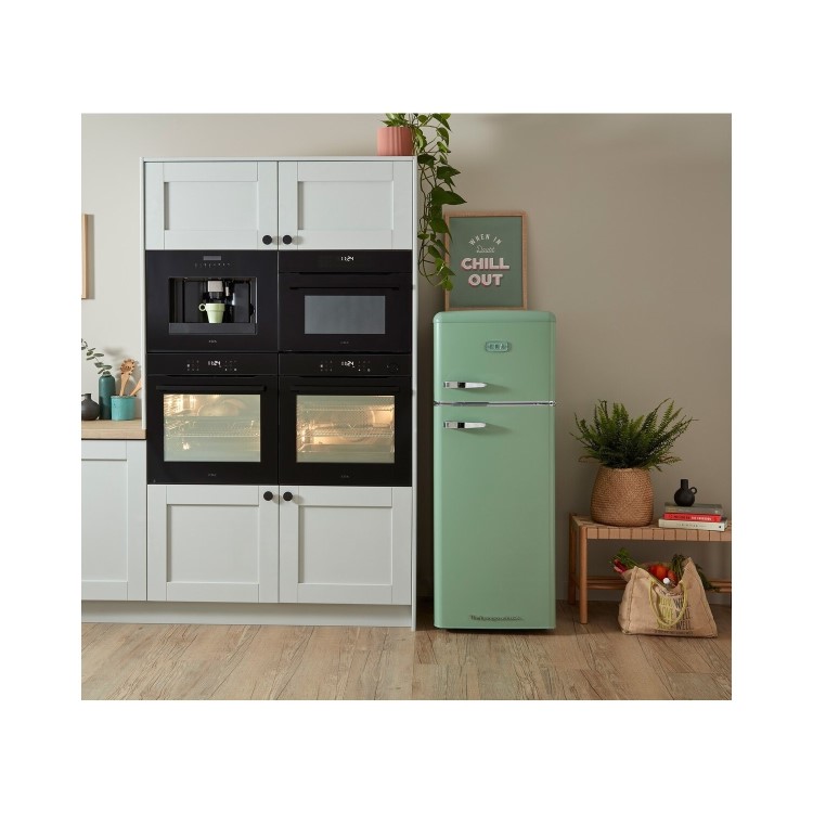 CDA 206 Litre Top Mount Retro Freestanding Fridge Freezer - Betty Meadow - Image 8