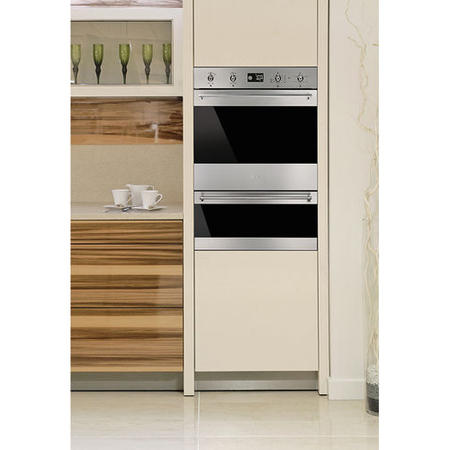 Smeg DOSP6390X Classic Built-In Electric Double Oven - Stainless Steel - Image 2