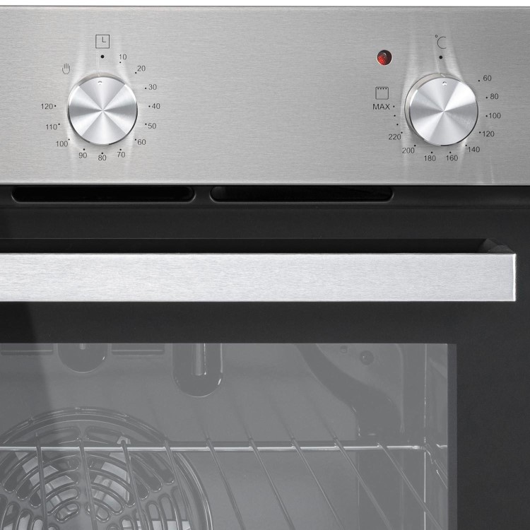 electriQ Electric Fan Assisted Oven - Stainless Steel - Image 5