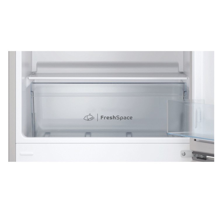Indesit 229 Litre 60/40 Freestanding Fridge Freezer - Silver - Image 4