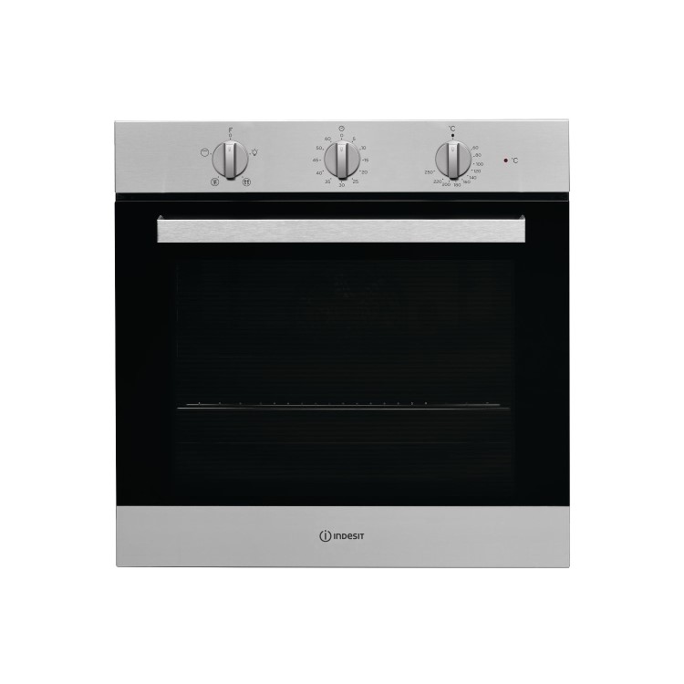 GRADE A2 - Indesit Aria IFW6330IX Electric Fan Assisted Single Oven - Stainless Steel