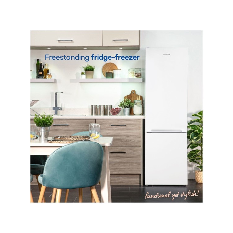 Russell Hobbs 288 Litre 70/30 Freestanding Fridge Freezer - White - Image 5