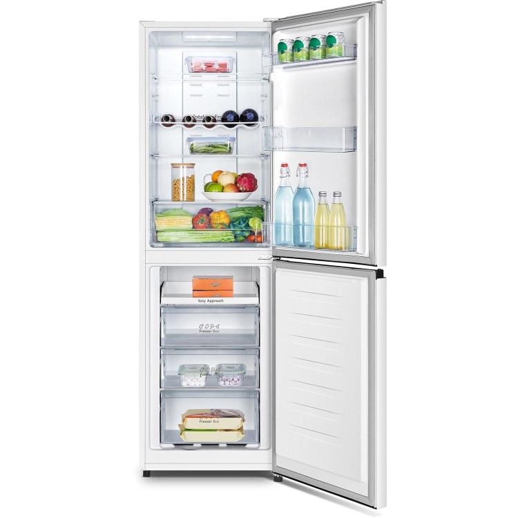 Hisense 256 Litre 50/50 Freestanding Fridge Freezer - White - Image 3