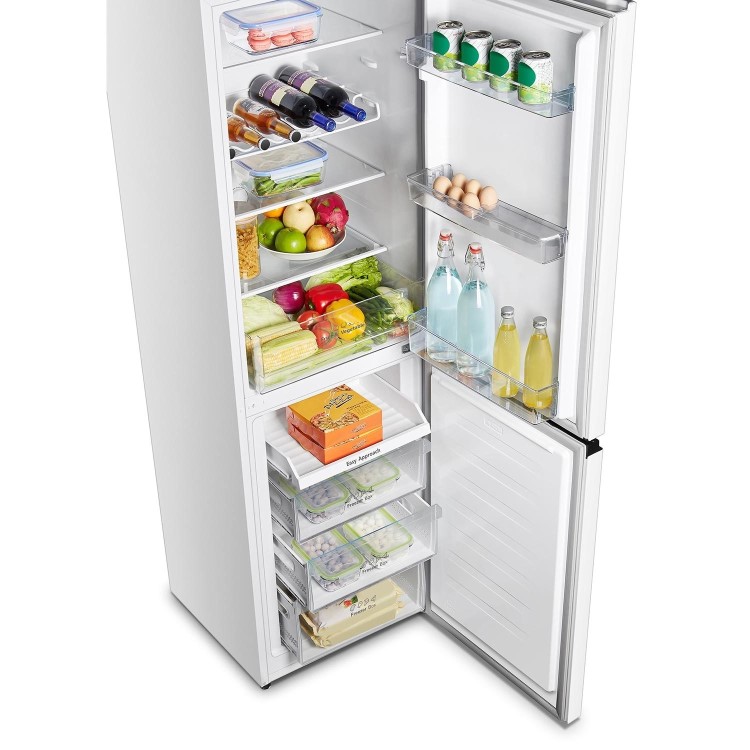 Hisense 256 Litre 50/50 Freestanding Fridge Freezer - White - Image 5