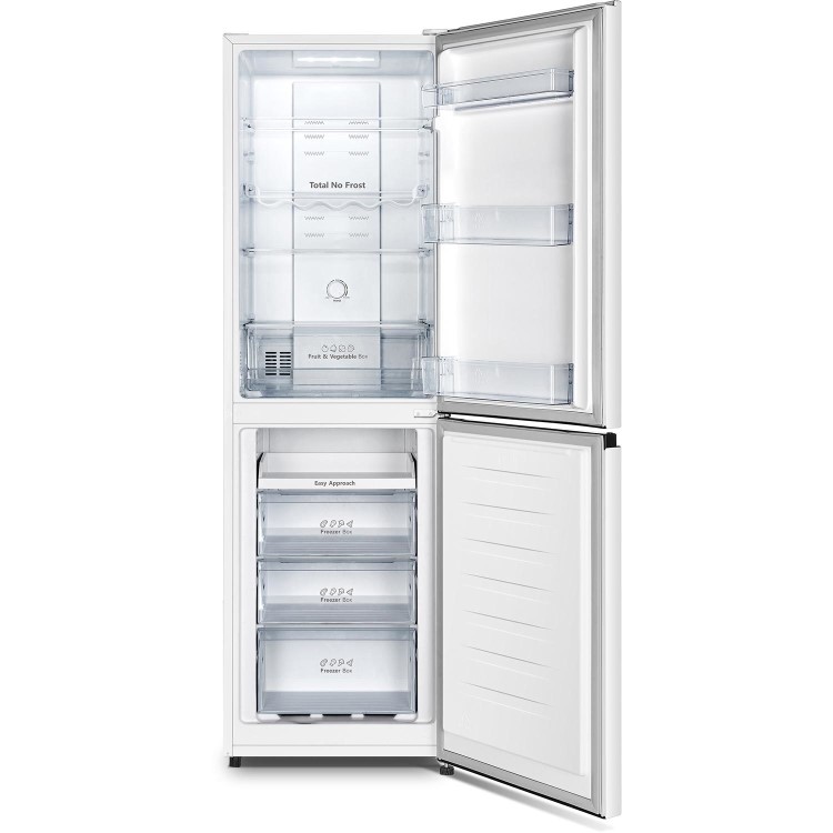 Hisense 256 Litre 50/50 Freestanding Fridge Freezer - White - Image 6