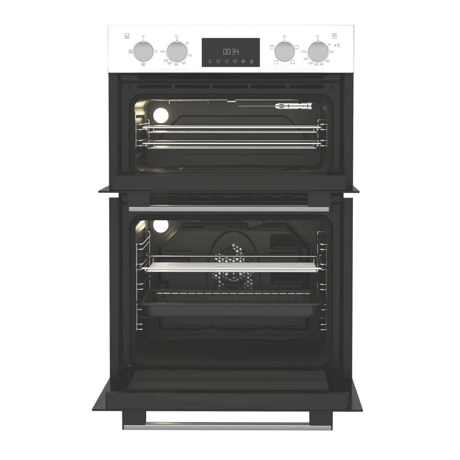 Hotpoint DIH10DW Built-In Electric Double Oven - White - Image 6