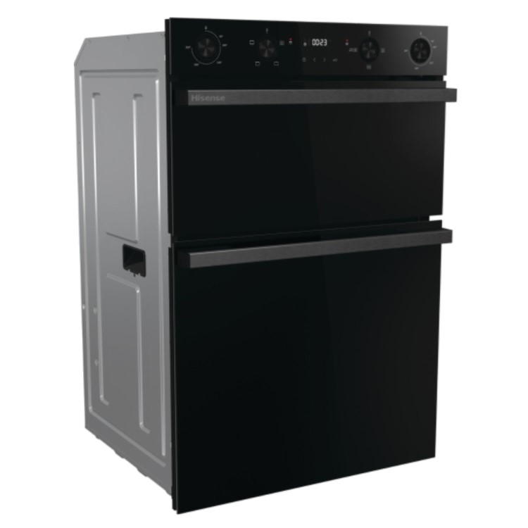 Hisense Hi6 BID914221CDBG Built-In Electric Double Oven - Black - Image 2