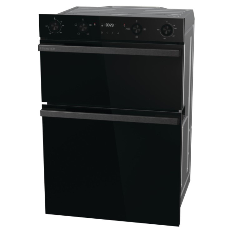 Hisense Hi6 BID914221CDBG Built-In Electric Double Oven - Black - Image 3