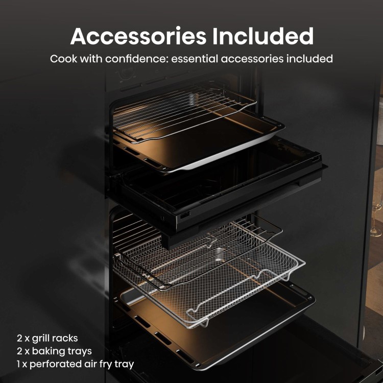 Hisense Hi6 BID914221CDBG Built-In Electric Double Oven - Black - Image 8