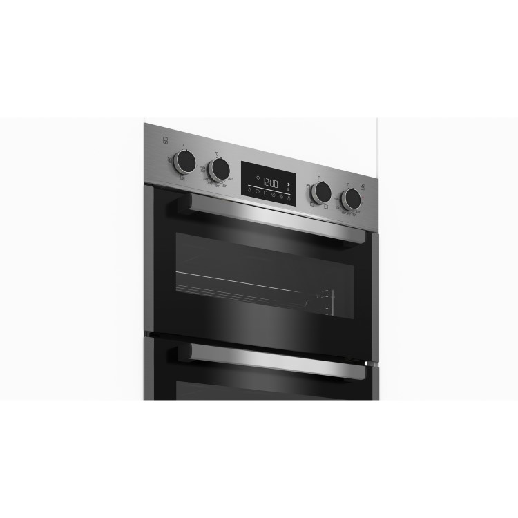 Beko BBDF26300X Built-In Electric Double Oven - Stainless Steel - Image 4