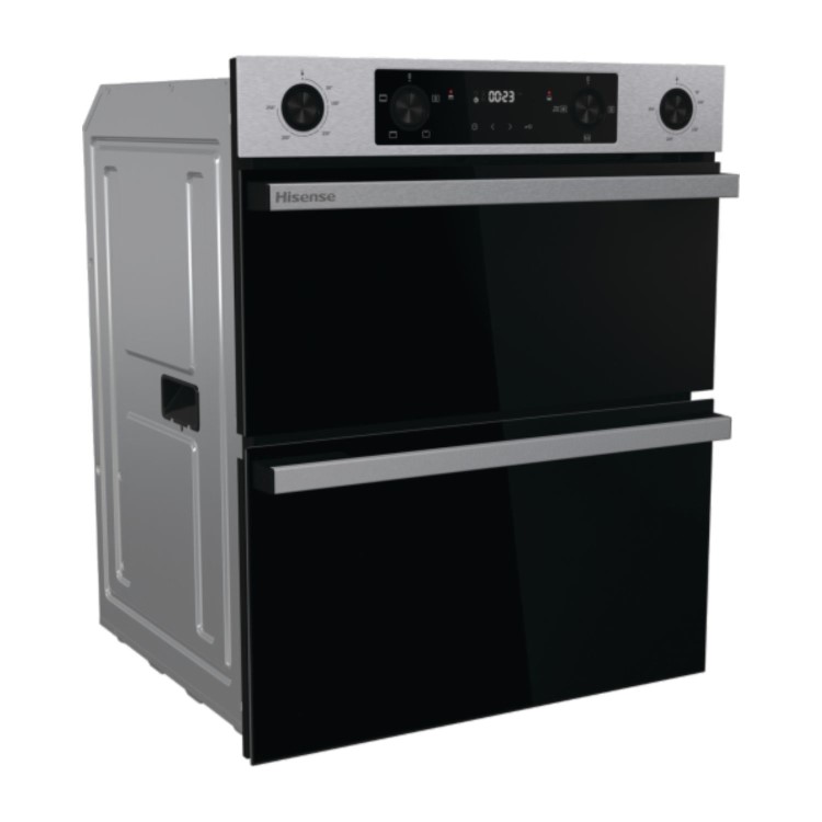 Hisense Hi6 BUD714221AX Built-Under Electric Double Oven - Stainless Steel - Image 2