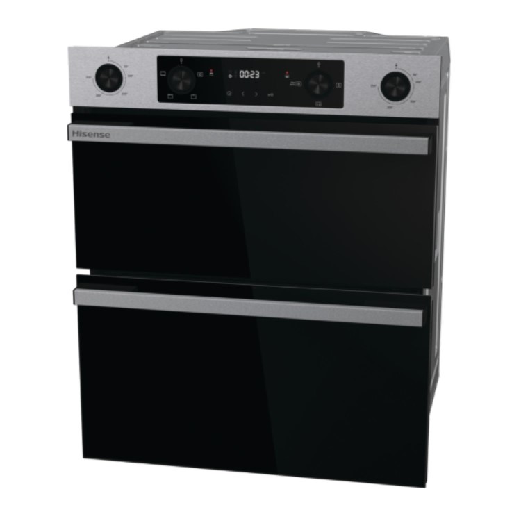 Hisense Hi6 BUD714221AX Built-Under Electric Double Oven - Stainless Steel - Image 3