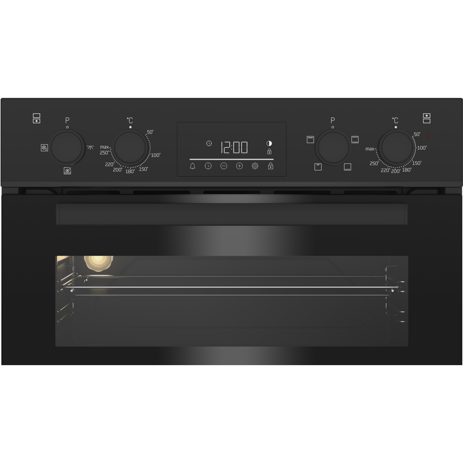 Refurbished Beko RecycledNet BBDF22300B 60cm Double Built In Electric Oven Black - Image 5