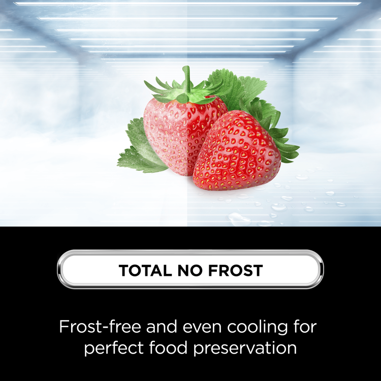 TCL 282 Litre 70/30 Freestanding Fridge Freezer - Stainless Steel - Image 9