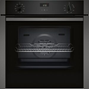 Neff N50 B3ACE4AG3B Slide and Hide Electric Single Oven - Graphite