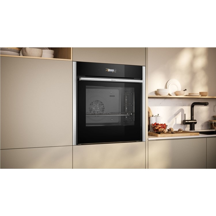 Neff N70 B54CR31N0B Slide and Hide Electric Oven - Stainless Steel - Image 3