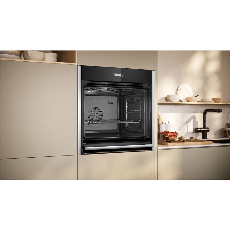 Neff N70 B54CR31N0B Slide and Hide Electric Oven - Stainless Steel - Image 4