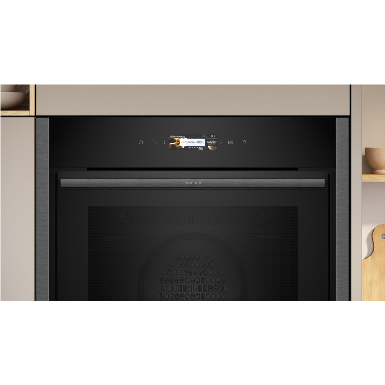 Neff N70 B54CR71G0B Slide and Hide Single Oven - Graphite Grey - Image 2