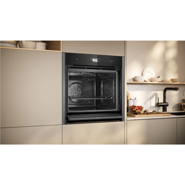 Neff N90 B64VS71G0B Slide and Hide Single Oven with Added Steam Function - Image 3