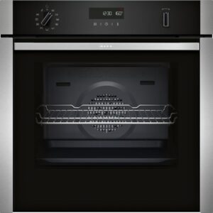 Neff N50 B6ACH7AN7B Slide and Hide Electric Single Oven - Stainless Steel
