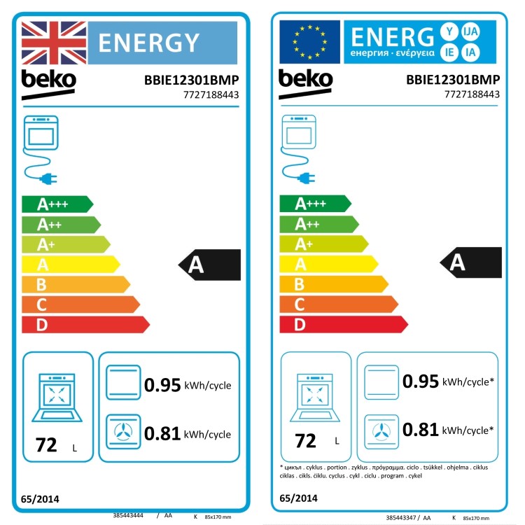 Beko BBIE12301BMP Electric Fan Assisted Single Oven - Black - Image 7