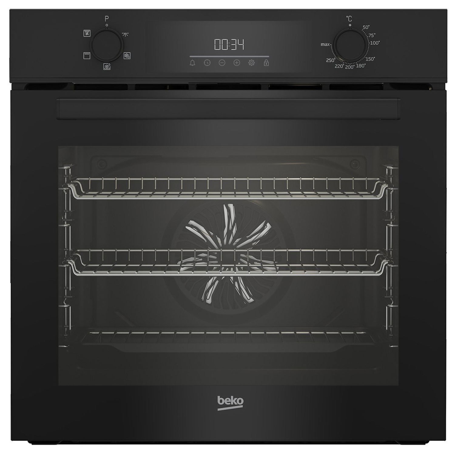 Beko BBIF22300B Electric Fan Single Oven - Black