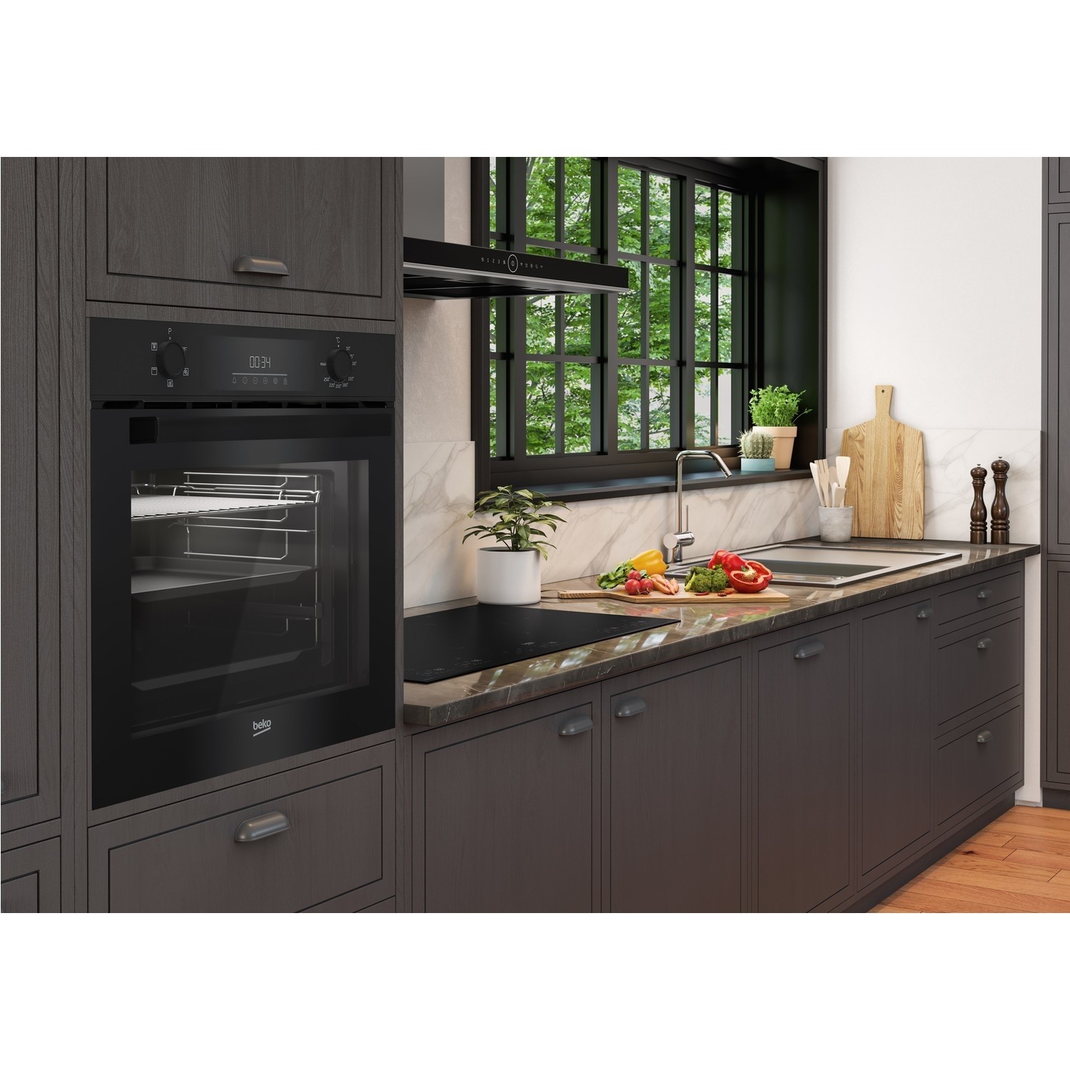 Beko BBIF22300B Electric Fan Single Oven - Black - Image 5