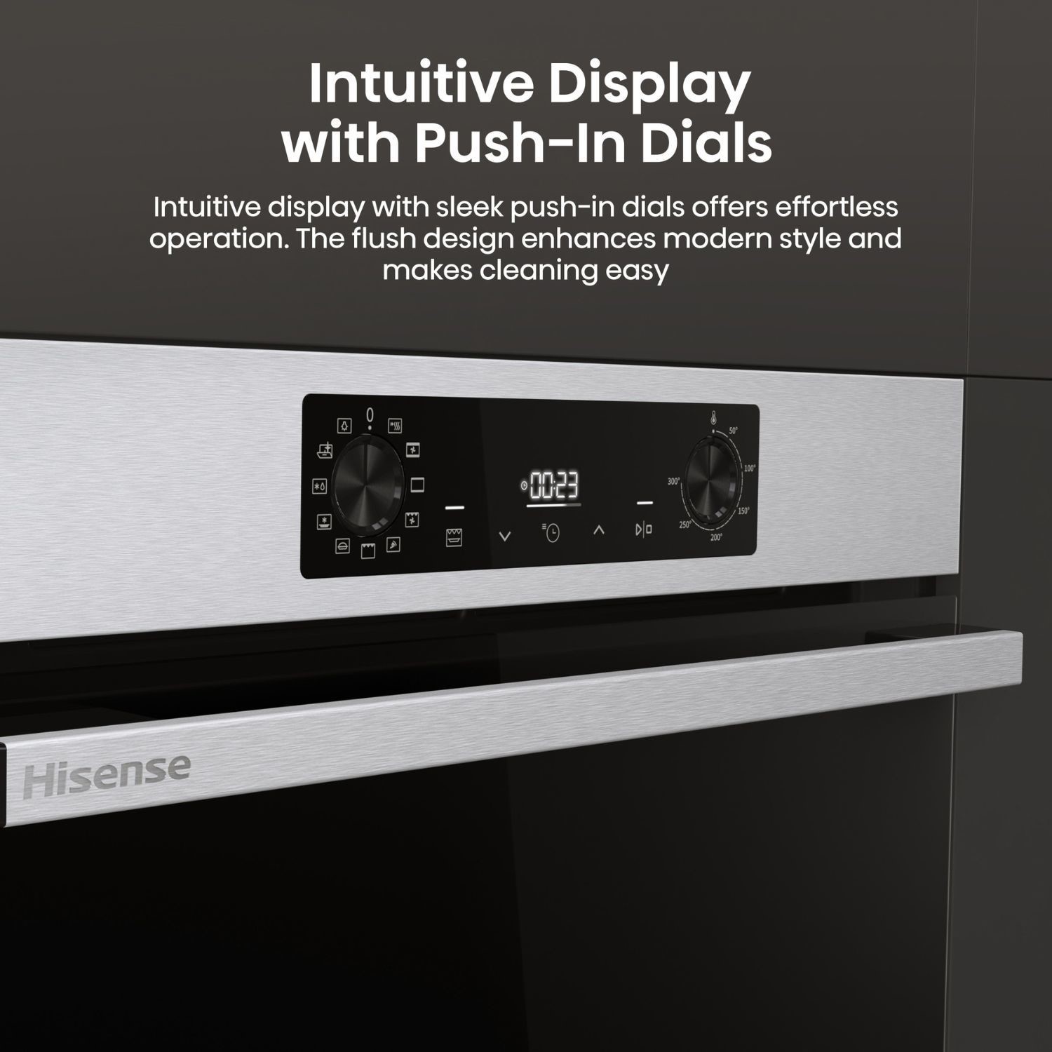 Hisense Hi2 BI622AXPGUK Electric Single Oven - Stainless Steel - Image 4