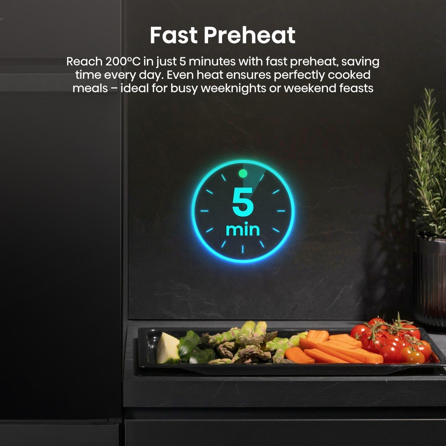 Hisense Hi2 BI624CBPGUK Electric Single Oven - Black - Image 6