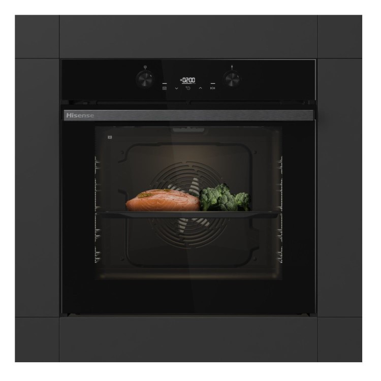 Hisense Hi4 BI64221PDBG BlackLine Electric Single Oven - Jet Black - Image 3