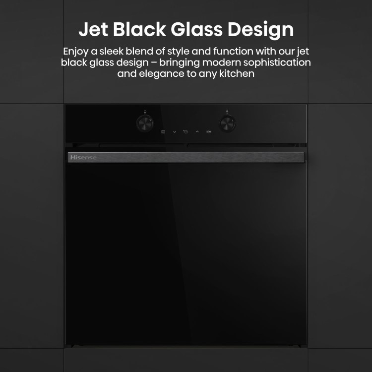 Hisense Hi4 BI64223ADBGUK BlackLine Electric Single Oven - Jet Black - Image 5