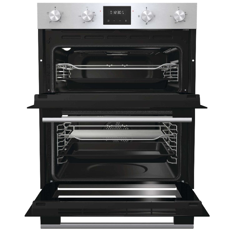 Hisense BID75211XUK Built-Under Electric Double Oven - Stainless Steel - Image 2