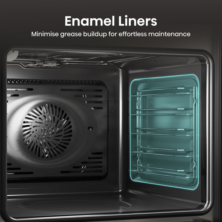 Hisense Hi6 BID914221AX Built-In Electric Double Oven - Stainless Steel - Image 8