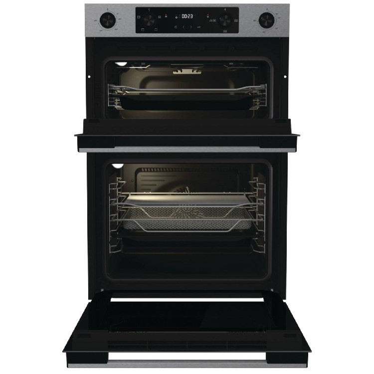 Hisense Hi6 BID914221CX Built-In Electric Double Oven - Stainless Steel - Image 3