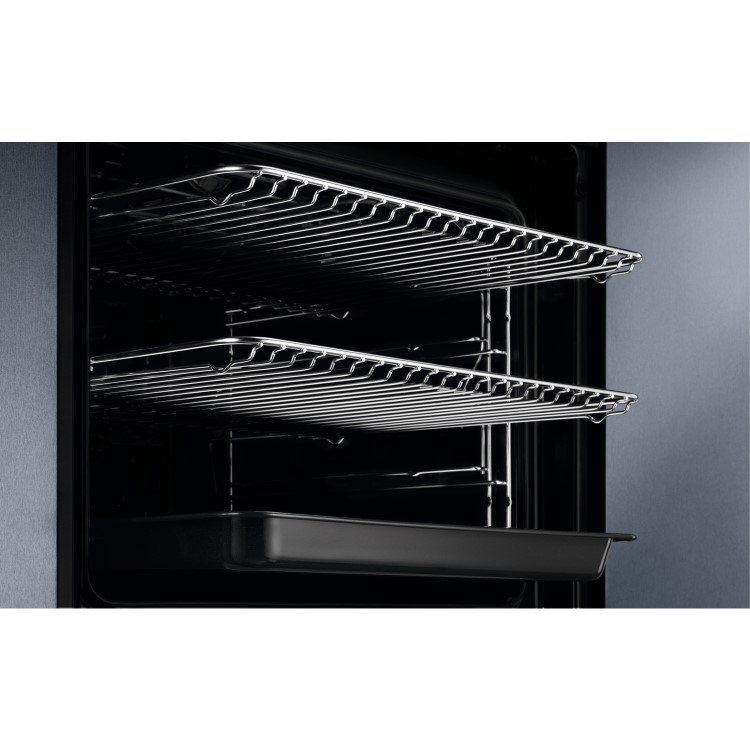 AEG 3000 Series BPX535061M Self-Cleaning Electric Single Oven - Stainless Steel - Image 2