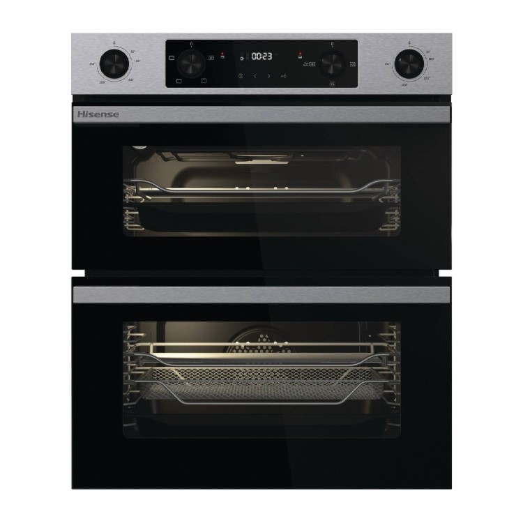 Hisense Hi6 BUD714221CX Built-Under Electric Double Oven - Stainless Steel - Image 2