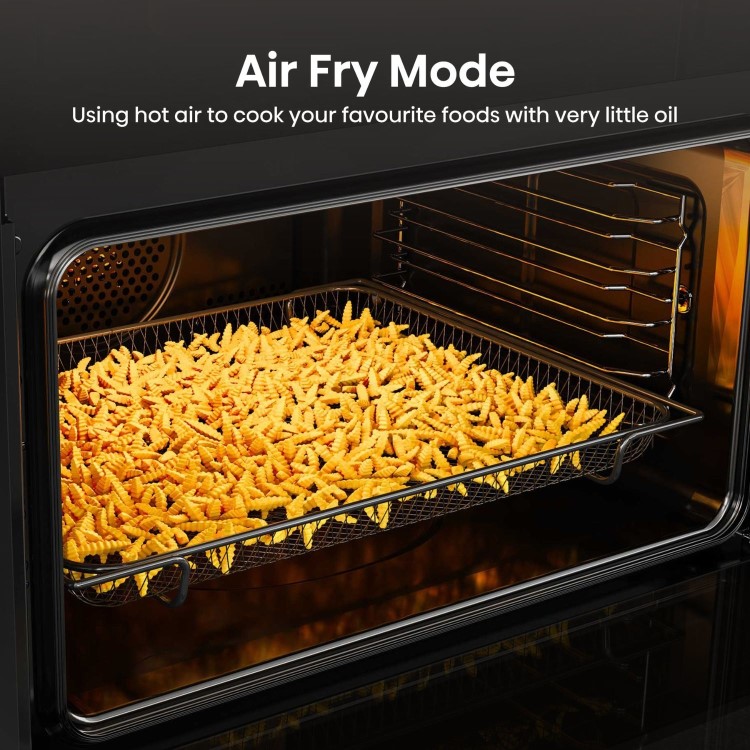 Hisense Hi6 BUD714221CX Built-Under Electric Double Oven - Stainless Steel - Image 7