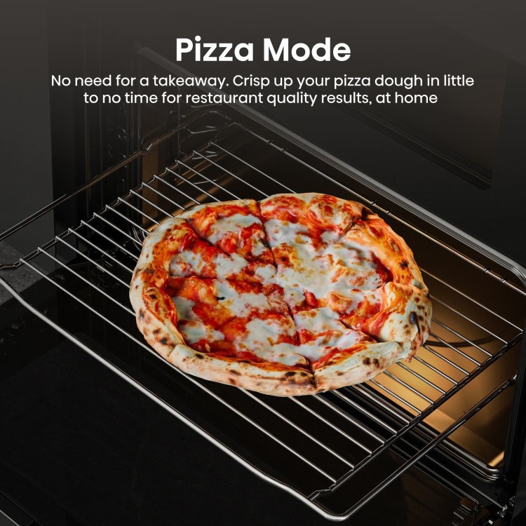 Hisense Hi6 BUD714221CX Built-Under Electric Double Oven - Stainless Steel - Image 8