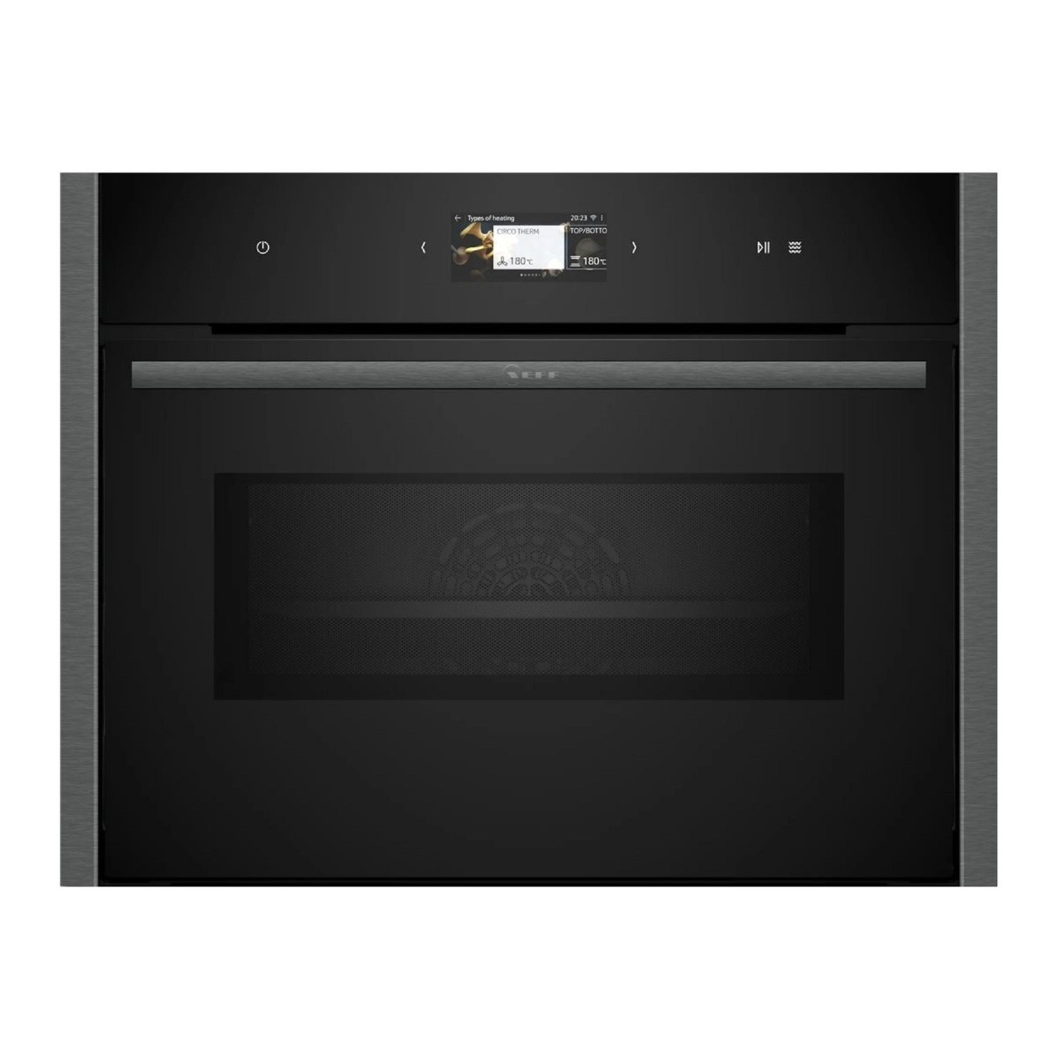 Neff N90 Built In Combination Microwave Oven - Graphite Grey