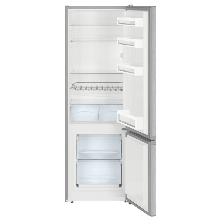 Liebherr 266 Litre 60/40 Freestanding Fridge Freezer - Silver - Image 2