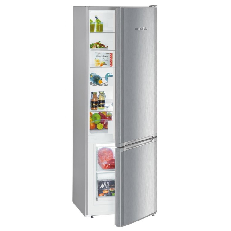 Liebherr 266 Litre 60/40 Freestanding Fridge Freezer - Silver - Image 3