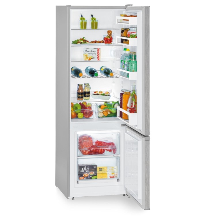 Liebherr 266 Litre 60/40 Freestanding Fridge Freezer - Silver - Image 4