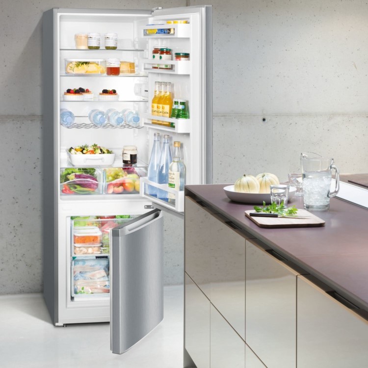 Liebherr 266 Litre 60/40 Freestanding Fridge Freezer - Silver - Image 5