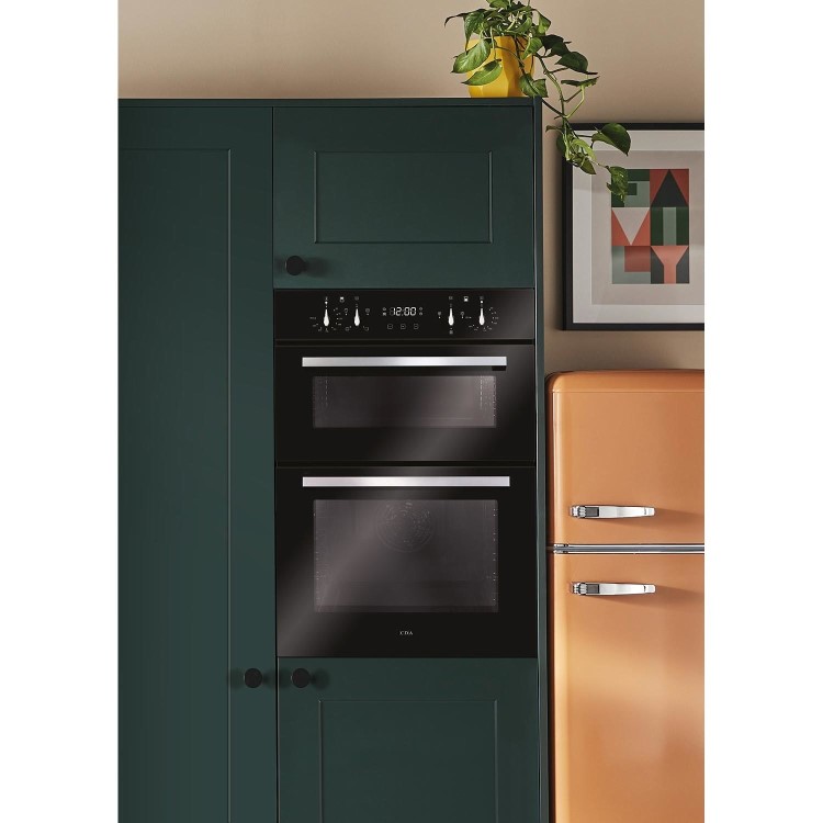 CDA DC941BL Built-In Electric Double Oven - Black - Image 2
