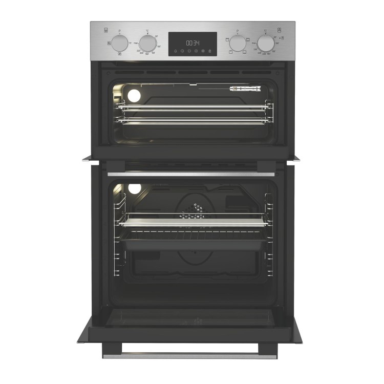 Hotpoint DIH10DIX Built-In Electric Double Oven - Stainless Steel - Image 2