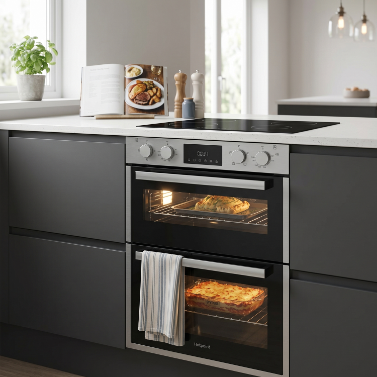 Hotpoint DUH10DIX Built Under Electric Double Oven - Stainless Steel - Image 7