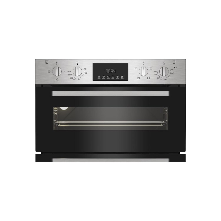 Indesit DUI12DIX Electric Built Under Double Oven - Stainless Steel - Image 4