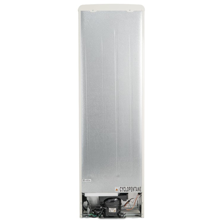 electriQ 246 Litre 50/50 Retro Freestanding Fridge Freezer - Cream - Image 4