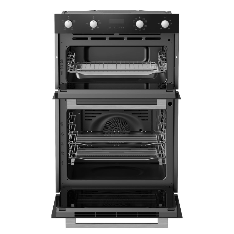 electriQ Built-In Electric Double Oven - Black - Image 3