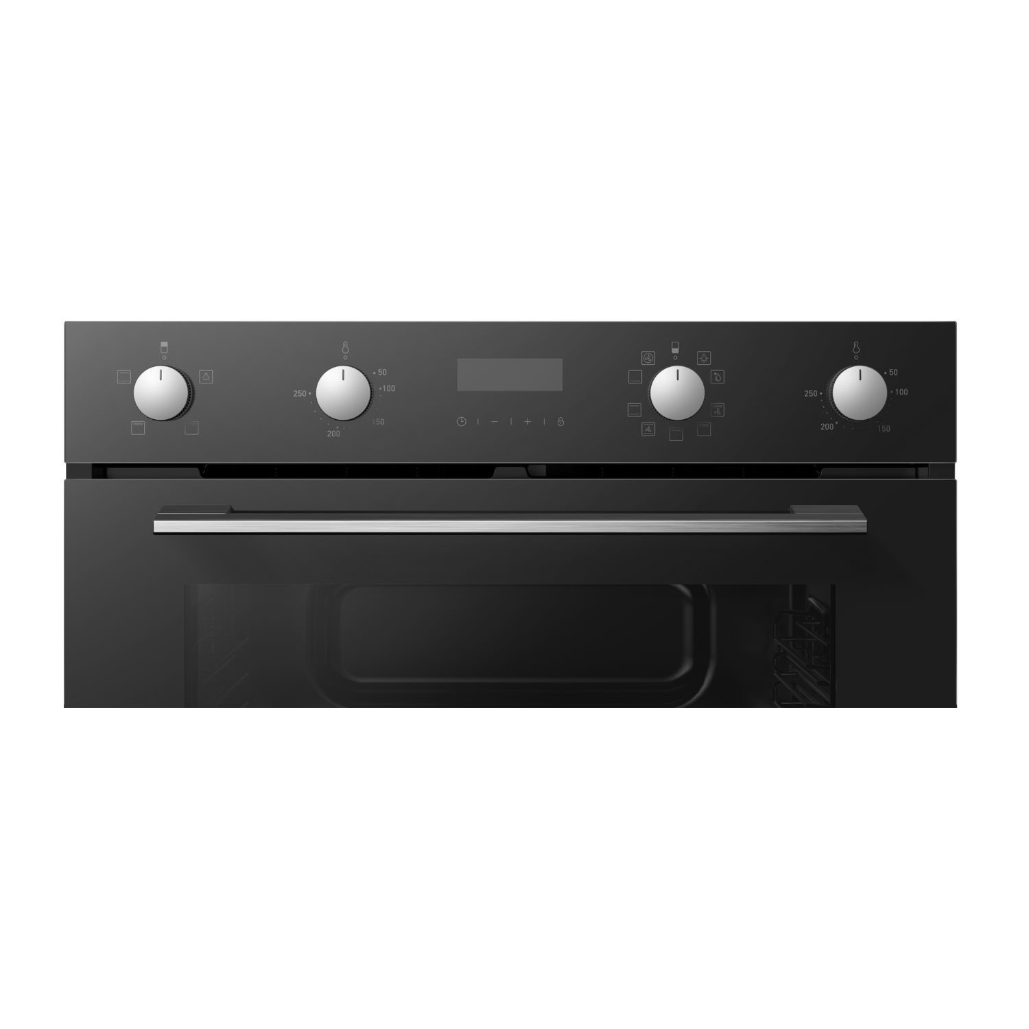 electriQ Built-In Electric Double Oven - Black - Image 5